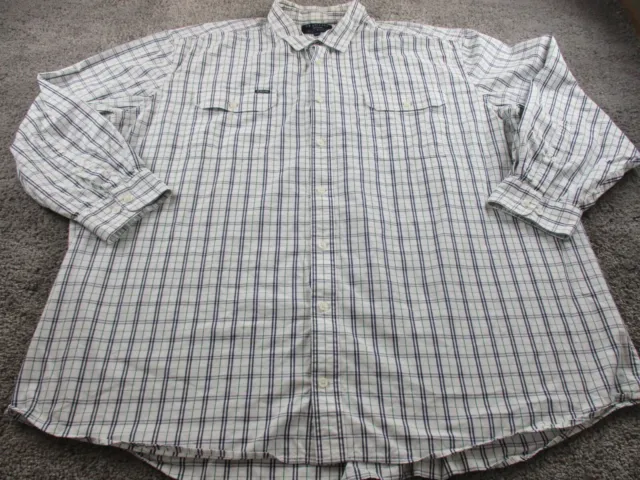 RB Sellars Harvester Shirt 5XL Button Up Long Sleeve Work/Outdoor Check Cotton