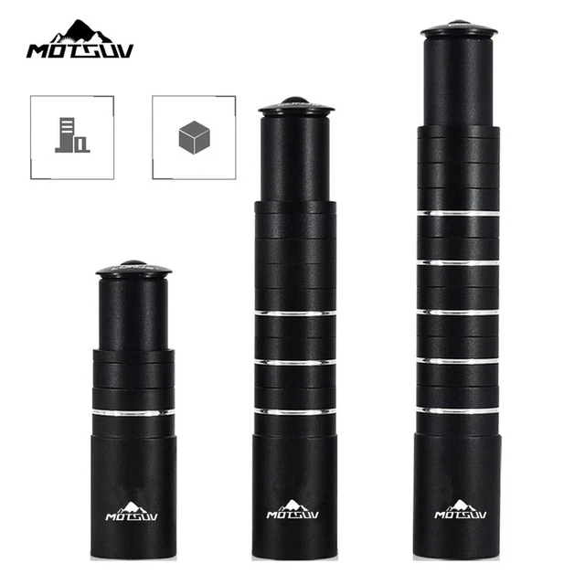 potence fourche vélo – Extension guidon vélo | Rehausseur tige fourche vélo – Extension tête haute en alliage d'aluminium pour vélo route