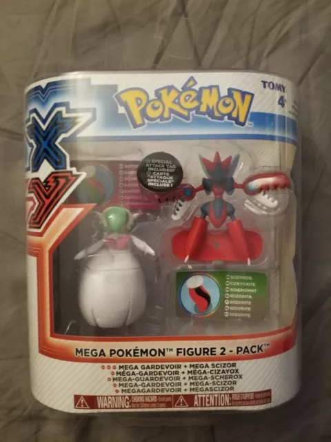 TOMY Pokemon XY Mega Pokemon Figure 2 - Pack Mega Gardevoir and Mega Scizor