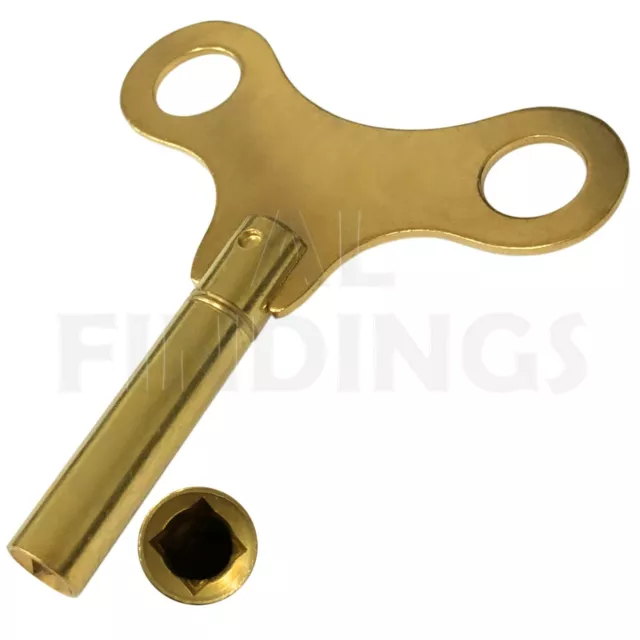Clock Keys Key Brass Winding Type  1.75mm - 6.75mm Mantle Bracket Clocks Tool