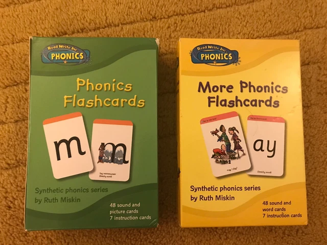READ WRITE INC phonics & more flashcards. Ruth Miskin. Oxford. £9.99 ...