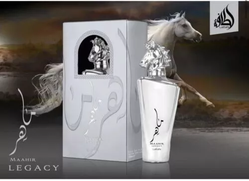 Perfume Maahir Legacy EDP por Lattafa 100 ML Nueva Fragancia Rica Especial Increíble