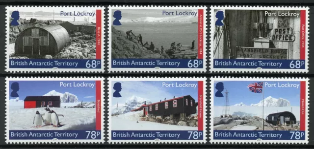 Brit Antarctic BAT Stamps 2019 MNH Port Lockroy Penguins Exploration 6v Set