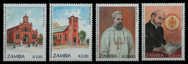 Sambia 1991 - Mi-Nr. 582-585 ** - MNH - Ignatius von Loyola