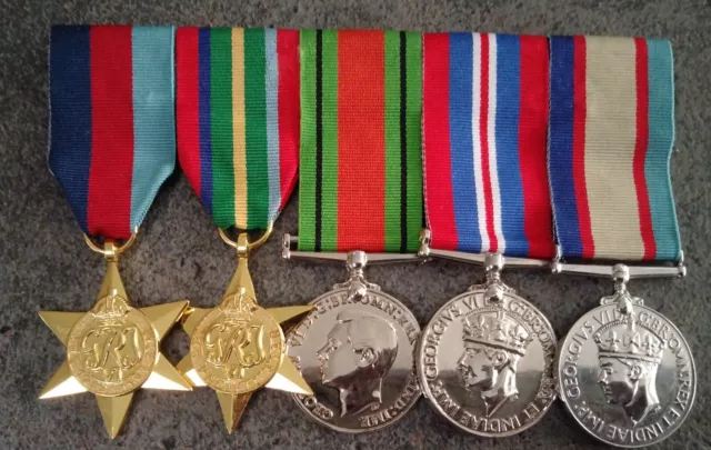 Replica WW2 Australian Medals Swing Mount