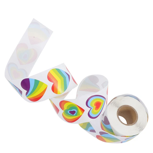 Regenbogen-Herz-Aufkleber Liebe Regenbogenaufkleber Hochzeitsaufkleber