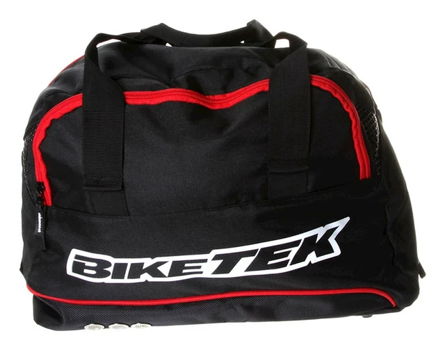 BikeTek Moto Molletonné Doublure Casque & Kit Rangement Sac Deux Poches