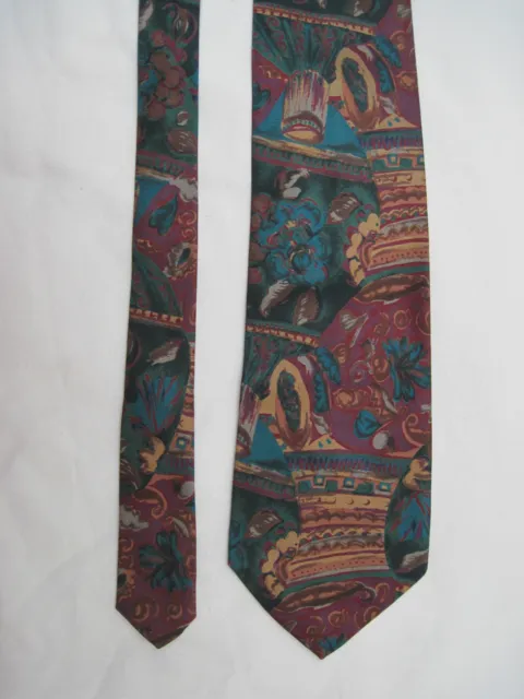 -AUTHENTIQUE cravate cravatte  YVES GERARD 100% soie  TBEG  vintage