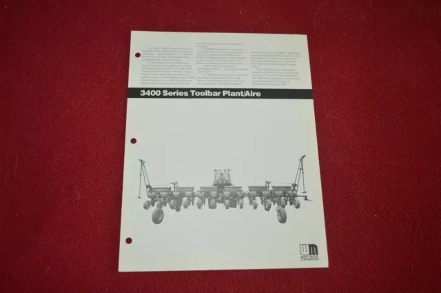 Oliver Tractor 3400 Planter Dealer's Brochure TBPA ver3