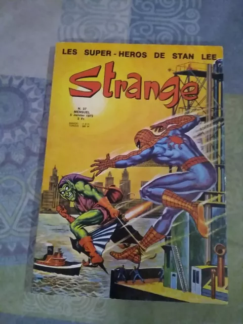 STRANGE N° 37 - Édition Originale - LUG - 5 Janvier 1973 - Marvel - Stan Lee