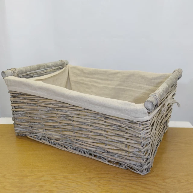Supporto Per Piante In Rattan Intrecciato E Legno – Cesto Portavaso Su Gambe – Decorazione Domestica Naturale – Due Dimensioni