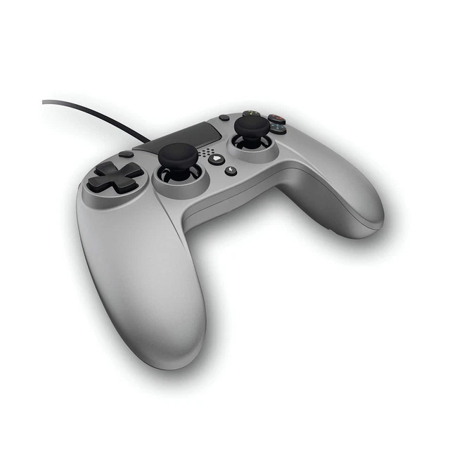 Manette Avec Câble Gioteck VX4 Argenté PS4 / PC (PO155837)