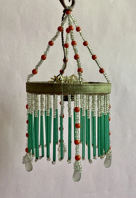 Lampada A Sospensione In Miniatura Heidi Ott &ndash; Scala 1:12 &ndash; Casa Delle Bambole