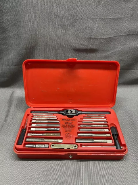 Snap On TDM-117A 41 Piece Metric Tap and Die Set - *FREE SHIPPING*