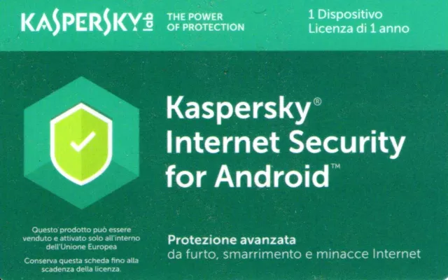 Kaspersky Internet Security for Android - 1 Anno