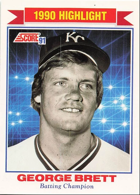 1991 SCORE GEORGE Brett Kansas City Royals #769 EUR 1,09 - PicClick FR