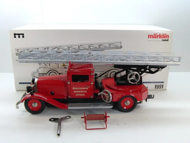 Märklin 1991 Werksfeuerwehr Göppingen , 1:16, Blechmodell, Uhrwerk, TOP in OVP