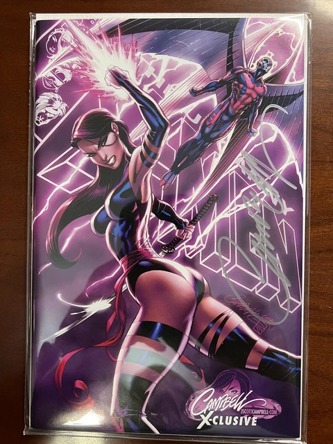 Uncanny X-Men #1 (2019) J. Scott Campbell Exclusive Variant D Signed w/ COA