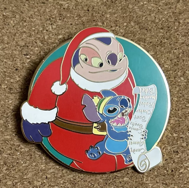 Disney Auctions Stitch with Jumbaa as Santa Christmas 34810 LE 500 Pin