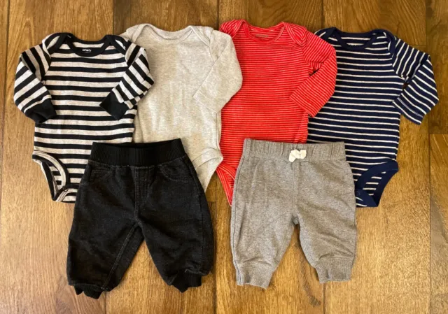 Carters Baby Boy 3 Months Outfits Pants Shirts Bodysuits Clothes Fall Winter Lot