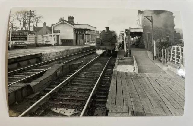 Br Railway Locomotive Photograph - Builth Road High Level  Station   -  A979