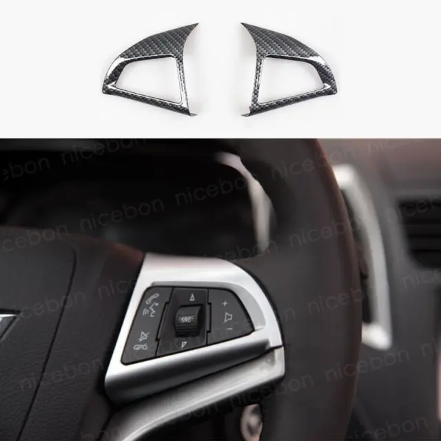 Carbon fiber color Steering Wheel Frame trim fit For Chevrolet Cruze 2010-2015