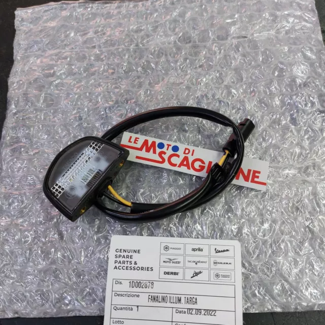 Fanalino Luce Targa Originale Piaggio Beverly Hpe 300 400 Dal 2021 1D002878