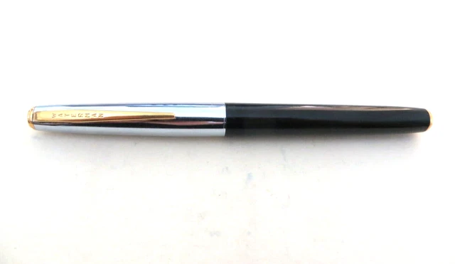 Stylo Plume Waterman Vintage – Noir, Plume N°3 – Occasion, Bon état Général