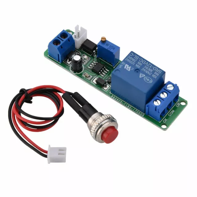 DC 12V Adjustable Timer Delay Turn OFF Module Timing Relay Time Switch 1~10sec R