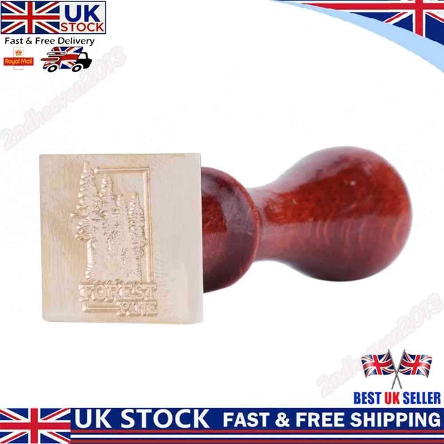 Retro DIY Seal Stamp Scrapbooking Album Envelope Decor Square Sealing Wax Stamp