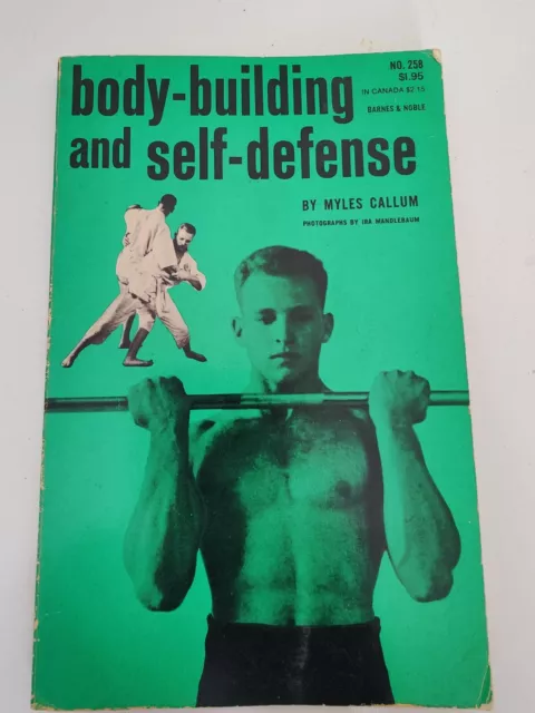 Bodybuilding and Self-Defense  Paperback Book Myles Callum 1962  No. 258