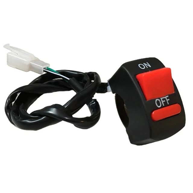Interrupteur Guidon Moto On/Off Démarreur - Pour Pit Bike, Quad, Dirt Bike 50cc 110cc 125cc