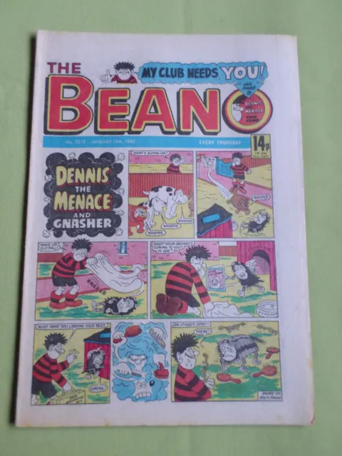 The Beano  - Uk Comic -19 Jan 1985  - #2218