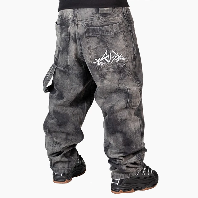 Pantalon Baggy Jeans The Blueskin - Streetwear Hip-hop Skate - Noir