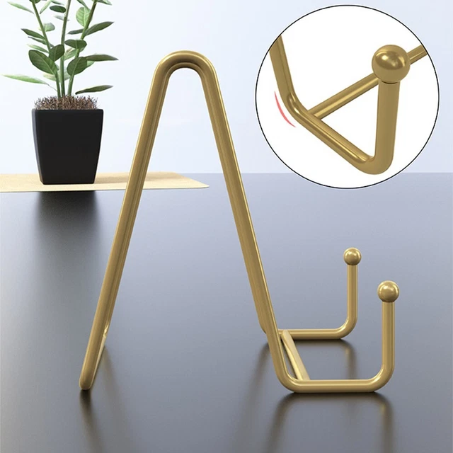 8 Ganchi Da Parete In Metallo Nero - Supporto Per Piatti, Foto, Cornici, Display Verticale - Foto 8