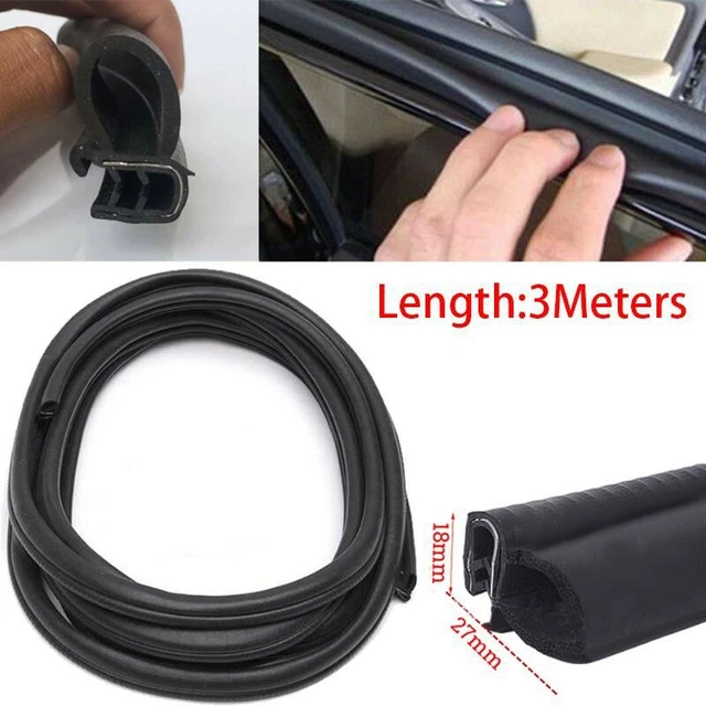 Set Di Gomma Universale Auto Porta Guarnizione Tenuta Nastro Striscia Edge Orlo