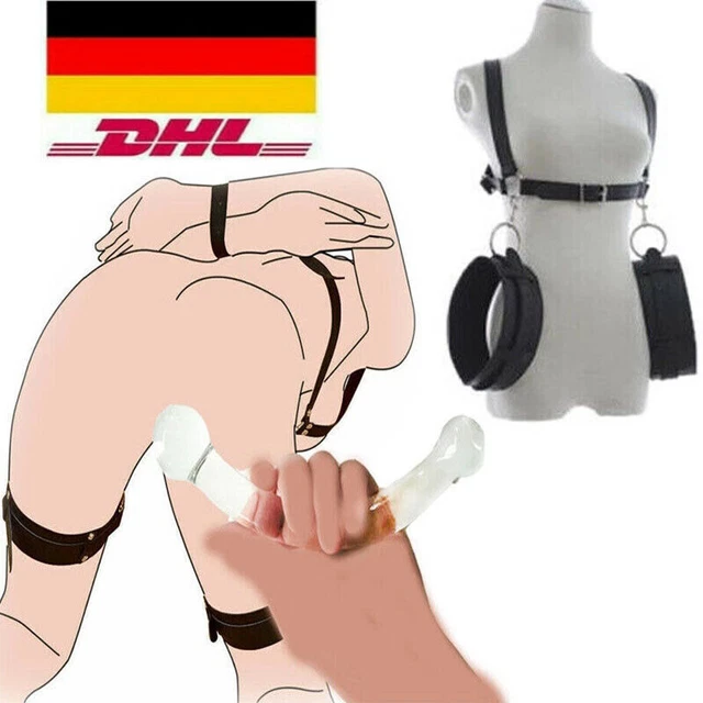 Poltrona gambe aperta cintura inserto in vetro spina mandrini gambe bodyharness gioco di ruolo