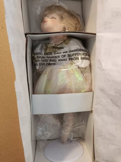Angel Ballerina Doll By The Heritage Signature Collection. Fine Porcelain, NIB