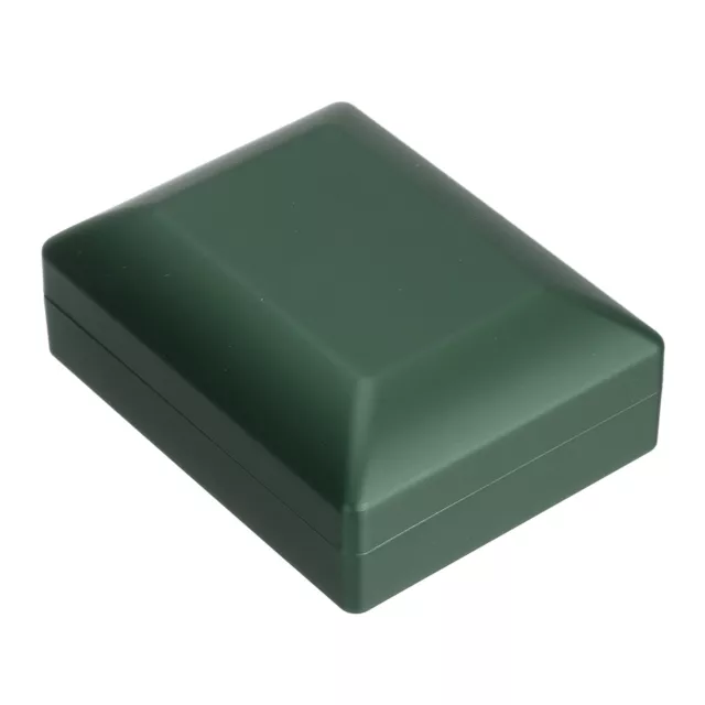 Velluto Collana Contenitore Scatola Verde Cuboide 2,8x3 ,5x1,4" Plastica