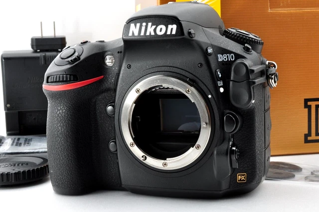 [Near Mint in box SC:30300(15%)] Nikon D810 36.3MP DSLR FX Body from Japan #1982