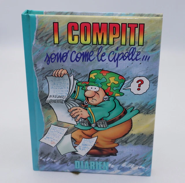 Sturmtruppen diario vintage 1993 I compiti sono come le cipolle raro Cartorama