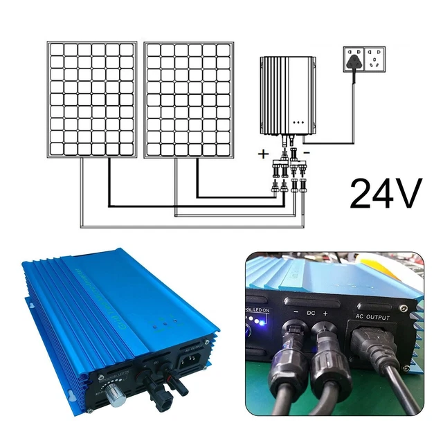 500W Power Coupled Inverter DC 26V-45V Sine Output For 24V Solar Panels