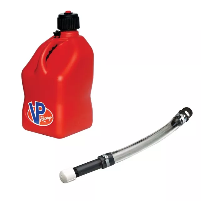 VP Racing 20L Quick Fuel / Liquid Container / Jug & Deluxe Filler Hose - Red