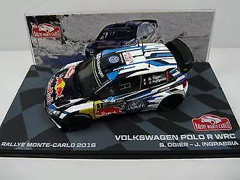 Atlas Editions 1:43 Scale Volkswagen Polo R Wrc Winner 2016 Monte Ca S.Ogier