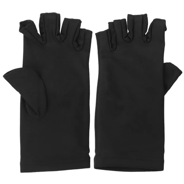 2 pares/1 guantes secadores de manicura negros primavera y verano