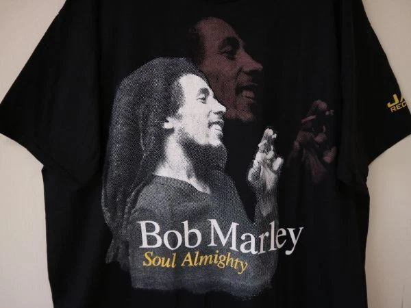 Dead Vintage 1996 Bob Marley Soul Almighty JAD Records Promotional T Shirt Bob