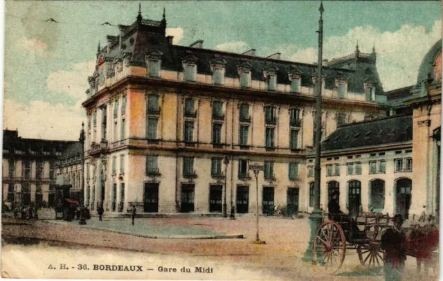 CPA Aquitaine Gironde BORDEAUX Gare du Midi (982472)