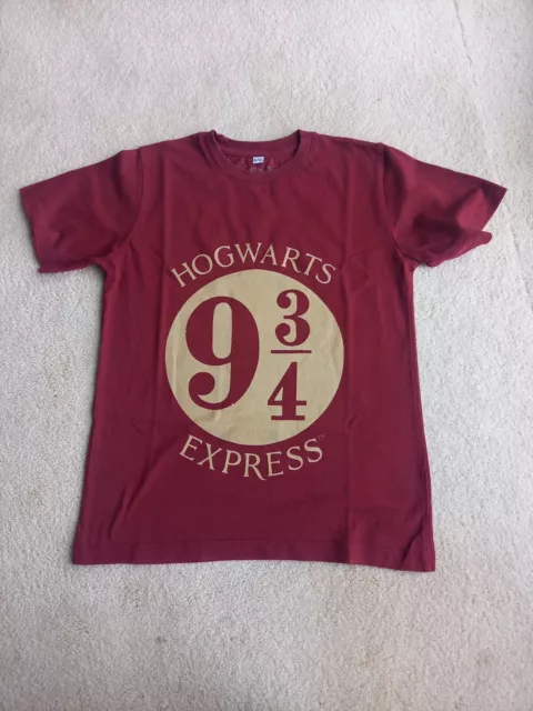 Children's Harry Potter Hogwarts Express Short Sleeved T-shirt  -age 9-10 Years