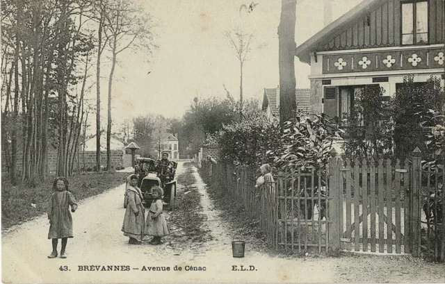 CPA - Brévannes - Avenue de Cénac (Coupure)