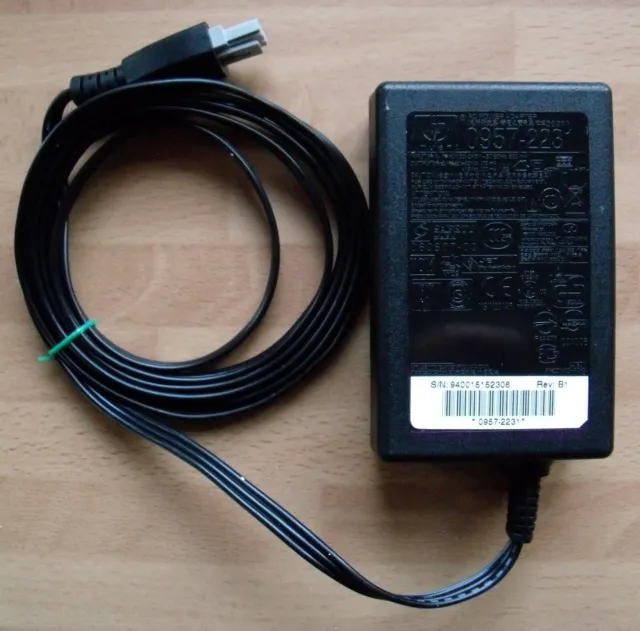 Genuine HP 0957-2231 AC Power Adapter Printer 32V-375mA / 16V-500mA Mains Cable